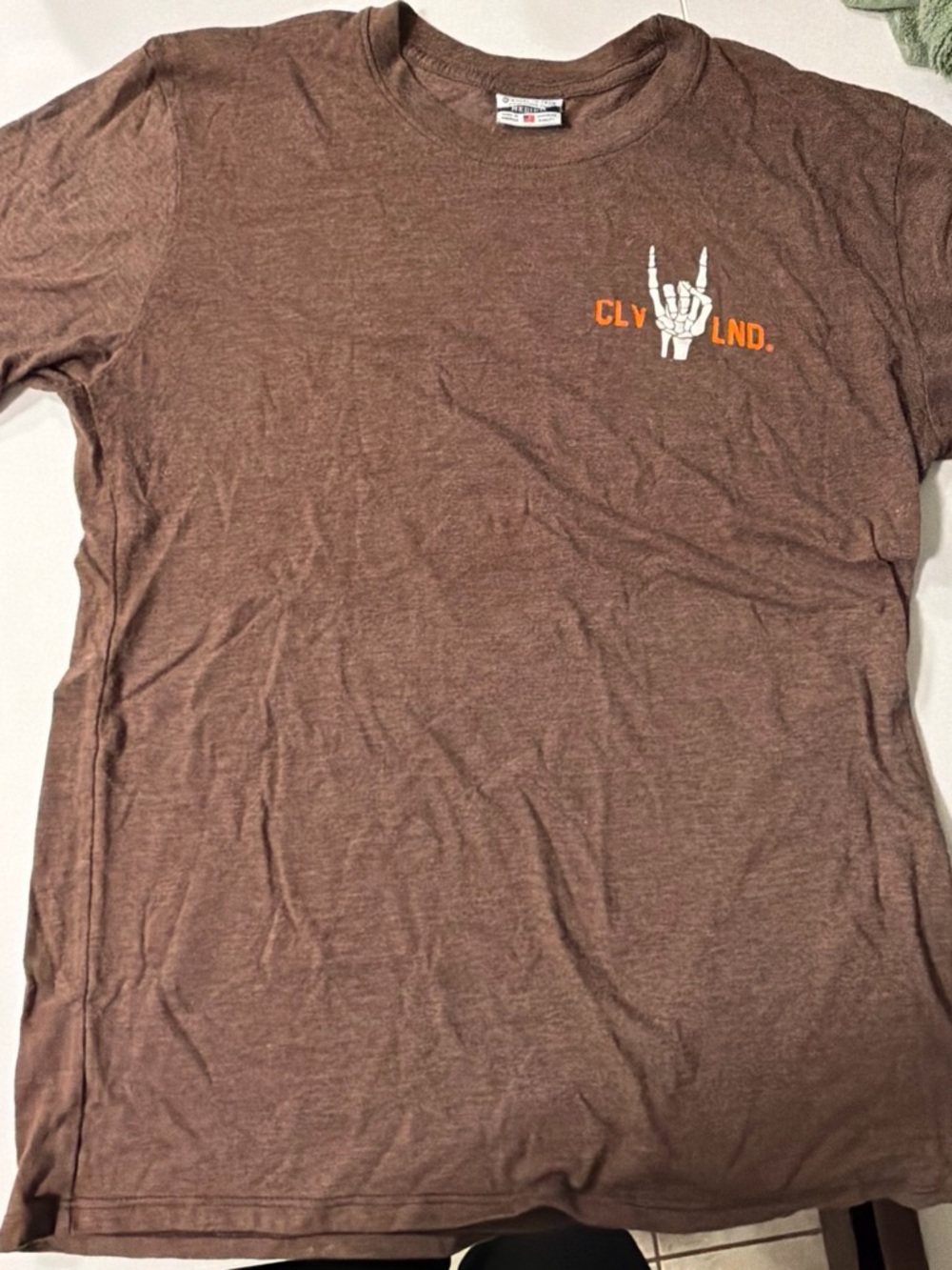 CLV LND Brown Short-Sleeve Graphic Tee